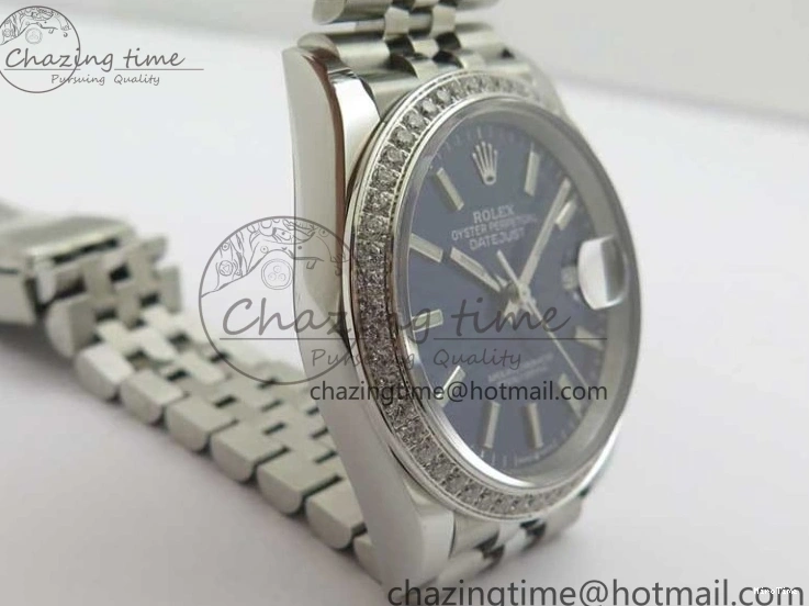 MiroTime 1228 DateJust 36 SS 126284 BP Maker 1:1 Best Edition New Blue Dial on Jubilee Bracelet Neat 2523